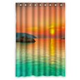 thumbnail image 1 of Cortina de ducha ABPHQTO Atardecer sobre el mar Con Dao Vietnam poliéster impermeable 120x180 cm, 1 of 1