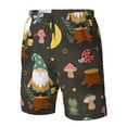 thumbnail image 5 of Disketp Men'S Swim Trunks Hawaiian Breathable Surf Beach Swimsuits Mesh Lining Beach Shorts With Pockets-Gnome Insect Frog, 5 of 9