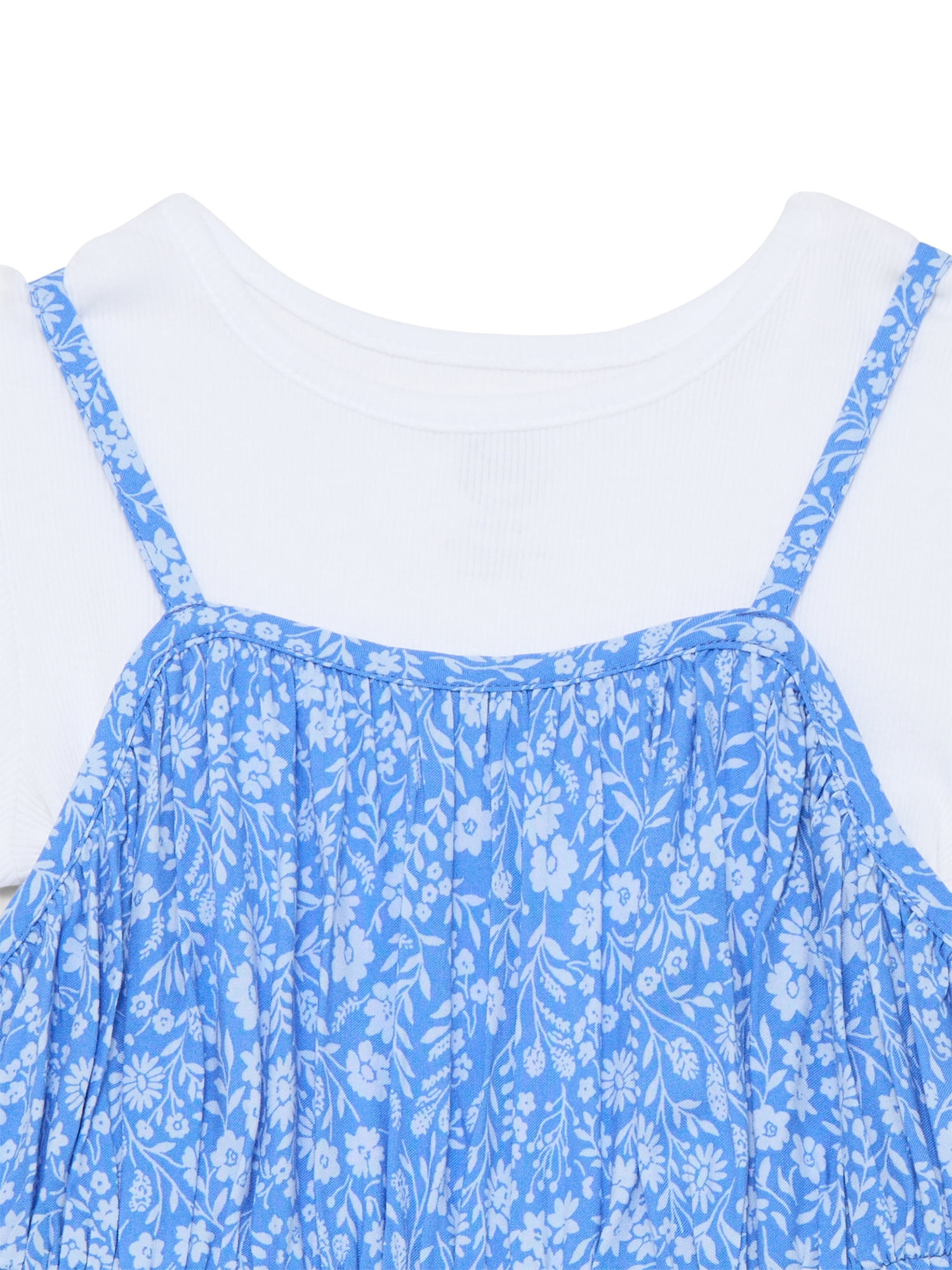 Wonder Nation Girls Cami Dress and Short Sleeve Tee, Sizes 4-18 & Plus