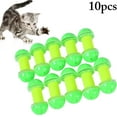 thumbnail image 2 of 10PCS Plastic Cat Bell Dumbbell Designed Funny Kitten Bell Toy Cat Jingle Bell, 2 of 10