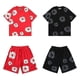 thumbnail image 4 of 2025 Summer Men\'s Shorts Set,cotton,casual Fitness,travel Ready, 2-piece, 4 of 5