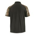 thumbnail image 3 of Guide Gear Men's Camo Detail Polo Shirt Olive/Realtree APX XL, 3 of 4
