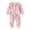 A10 Multicolour, variant on Unisex Newborn Button Down Footed Romper Cozy Cotton Long Sleeve Organic Cotton Sleepers Preemie Onesies (Light Pink, 9-12 Months)