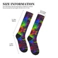thumbnail image 4 of Pofeuu Bright Universe Print Compression Socks for Women & Men Circulation - Best Support for Nurses,Running,Athletic,Sports, 4 of 7