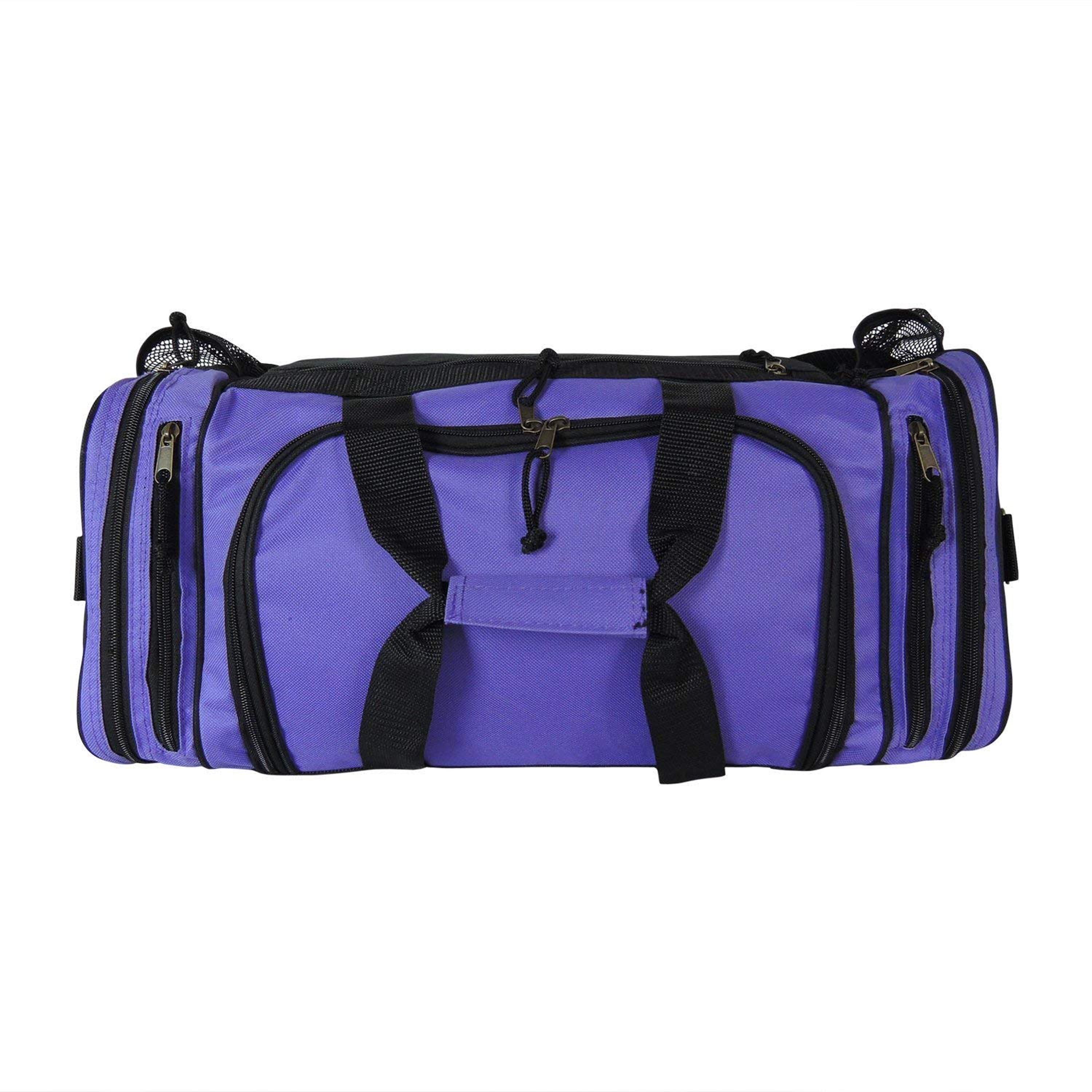 ProEquip 17" Sport Gym Duffle Bag Travel Size Sport Durable Gym Bag (Purple)