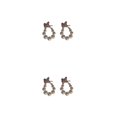 thumbnail image 2 of Jumpingount 1 par de pendientes de mujer, pendientes de gota Vintage para banquete de compromiso, senderismo, Camping, joyería para oreja, regalo de Plata 2piezas Jumpingount CBP316465, 2 of 6