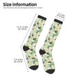 thumbnail image 4 of Fotbe Hawaiian Style print Women's Men's Novelty Crew Socks Cotton Socks Knee High Socks for Walking,Running,Nurses,Pregnancy, 4 of 8