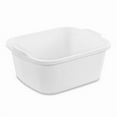 thumbnail image 4 of Sterilite 18 Qt. Dishpan, Multi-Purpose Plastic Wash Tub, Kitchen, Sink, White, 1 Count, 4 of 7