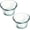 2 PCS, variant on 2Pcs Glass Bird Feeder Cups, Oriole Jelly Feeder Replacement Bowls, Outdoor Hanging Bird Feeder Cups for Hummingbirds, Goldfinches, Gardens and Balconies (1 PC)
