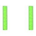 thumbnail image 2 of Plastic Ruler Small Ruler for Measuring,6 inch Ruler,Back to College Centimeter Inch Scale Ruler,Suitable for Schools Artists Designers and Students Etc, 2 of 9