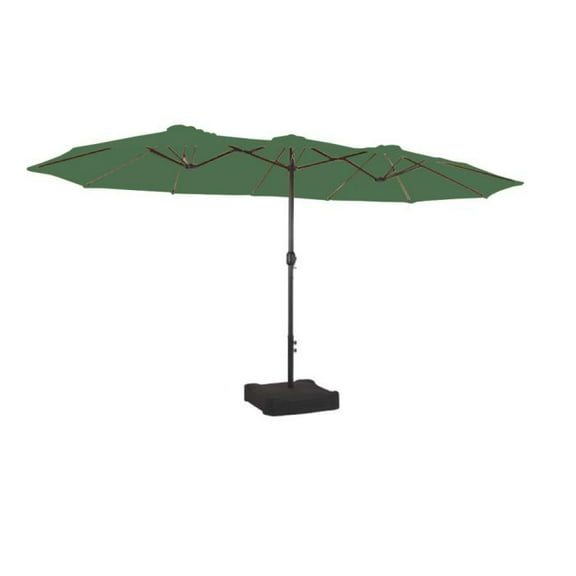 Garden Winds Replacement Canopy Top Cover Compatible with The Phi Villa, Aecojoy, PatioFestival, AbcCanopy, Kozyard, Lokatse A701007300, Pf18259, UB02 15 ft Umbrella - RipLock 350 - Green
