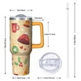 thumbnail image 2 of 40oz Holiday Tumbler with Straw Lid Leak Proof Stainless Steel Cup Christmas Bells Gifts for Travel or Home, 2 of 4