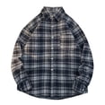 thumbnail image 2 of Men's Casual Hooded Sweatshirt, Lightweight Fleece Pullover with Functional Pockets, Button Lapel Long Sleeve Coat for Spring Fall Daily Wear, 2 of 9