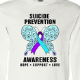 thumbnail image 4 of Inktastic Suicide Prevention Awareness Hope Support and Love Long Sleeve T-Shirt, 4 of 5