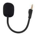 thumbnail image 1 of Micrófono De Juego De Repuesto, Brazo De Micrófono Desmontable, Reducción De Ruido Portátil, Enchufe Curvo Omnidireccional De 3,5 Mm Desmontable Para Auriculares, 1 of 7