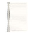thumbnail image 2 of Cuaderno de espiral para estudiantes, con correa, transparente, de polipropileno, B5, con cuadrícula horizontal, 2 of 4