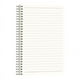thumbnail image 2 of Cuaderno de espiral para estudiantes, con correa, transparente, de polipropileno, B5, con cuadrícula horizontal, 2 of 4