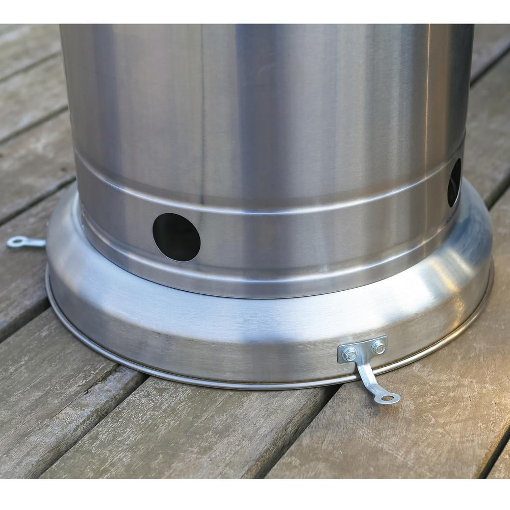 Hampton Bay 48000 Btu Stainless Steel Patio Heater Walmart Com Walmart Com