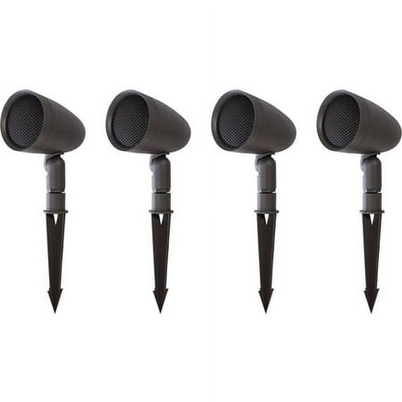 Sonance - SGS 4 SAT PACK - Garden Series 3-1/2" 2-Way Outdoor Satellite Speaker (4-Pack) - Dark Brown - image 2