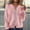 Pink, variant on BZGTZT Womens Full Zip Up Cardigan Sweater Solid Long Sleeve Sweatshirt Coat Lightweight Ribbed Knit Tops with Pocket