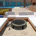 thumbnail image 4 of Astella  Black Powder Coated Steel 30-inch Round Wood-burning Fire Pit, 4 of 5