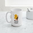 thumbnail image 5 of CafePress - Violin Chick Large Mug - 15 oz Ceramic Large White Novelty Mug, 5 of 6