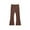 Coffee, variant on Antinious Toddler Girls Pants Solid Ribbed Stretchy Flare Casual Outerwear Long Sweatpants,Boys Girls Pants,Kids Jogger Pants,150,