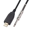 thumbnail image 3 of YIGSECU Professional USB to 6.35mm Guitar Cable Wire Insert And Play For Computer Studio, 3 of 9