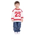 thumbnail image 4 of Wonder Nation Toddler Boys' Graphic Hockey Jersey with Long Sleeves, Sizes 12M-5T, 4 of 7