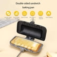 thumbnail image 2 of Hot Dog Pocket Maker, Double-Sided Sandwich Baking Pan, Hot Dog Sandwich Maker, Portable Flip Sealed Grill Pan for Pancakes, for Toast, Omelets(1PC), 2 of 6