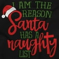 thumbnail image 2 of The Reason Santa Has A Naughty List Tank Top T Shirts Men Women Brisco Brands S, 2 of 6