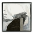 thumbnail image 4 of Stupell Industries Curved Black Forms Scribbled Shapes Abstract Painting Painting Black Framed Art Print Wall Art, Design by Victoria Barnes, 4 of 5