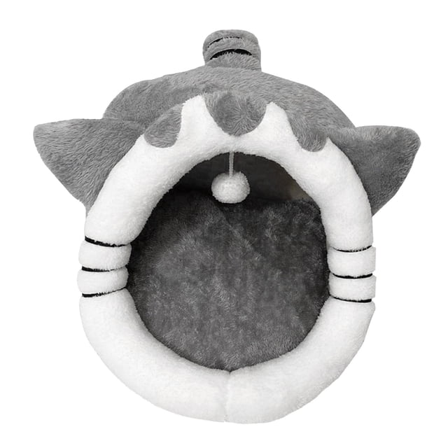 Cama para gatos Salvador con juguete de pelota canasta inferior antideslizante 35x35x32cm