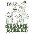 thumbnail image 2 of Boy's Sesame Street Group Green Outline 1969  Graphic T-Shirt, 2 of 4