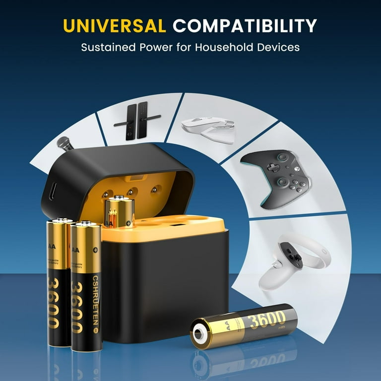 For Meta Quest 2/3/3S Controller Accessories Rechargeable Battery