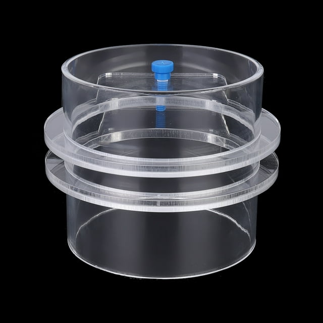 Alimentation de Poisson Acrylique Durable, Mangeoire à Poisson Acrylique Cercle Transparent, Acrylique pour Mangeoire à Poisson 50mm, 70mm, 90mm, 100mm