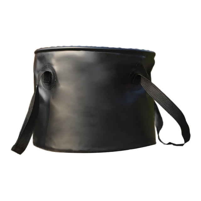 Cesta de agua de agua plegable Canasta multifuncional para viajar al aire libre a casa Negro 10L
