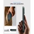 thumbnail image 3 of Funda Spigen para iPhone 17 Pro Thin Fit MagFit TPU Verde Abismo, 3 of 9