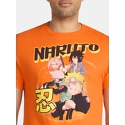 Naruto Mens and Big Mens Graphic Tee with Short Sleeves, Sizes S-3XL