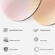 thumbnail image 3 of Gafas de sol cuadradas retras de la moda simple de las gafas de sol huecas del haz doble, hechas de PC, 3 of 5