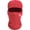 Red, variant on Autumn and Winter Breathable Mask, Windproof Warm, Moisture Wicking Polyester, Fits 55 to 60cm Head Circumference, for Cycling Hiking Outdoor Activities