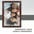 thumbnail image 3 of 25x30 Brown Mahogany Veneer Real Wood Picture Frame Width 1.5 inches | Interior Frame Depth 1, 3 of 8