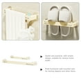 thumbnail image 5 of Raindrops  2 Pcs Shoes Storage Hanger Slippers Holder Wall Bathroom Unit Shelf Beige, 5 of 8