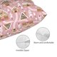thumbnail image 3 of Fotbe Gingerbread Houses Pink Wonderland Funda de Almohada Decorativa Estilo Occidental, Lujo en Algodón, Fundas para Almohadas King, Cojín Estampado para Decoración del Hogar-16"x24", 3 of 6