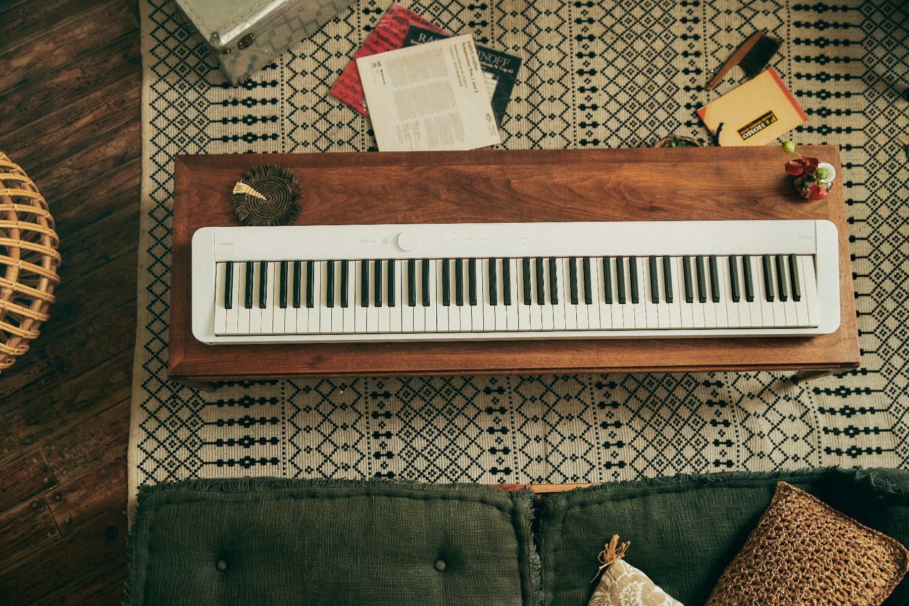 Casio PXS1100RD Electronic Piano, Red, 24.7 lb