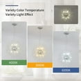 thumbnail image 5 of ZXNYH Modern Crystal Chandeliers Firework, Matt Black Dandelion Sputnik Ceiling Light Fixtures, Sputnik Chandelier Pendant Light for Bedroom Living Room Dining Room Kitchen Island Hallway, 5 of 8