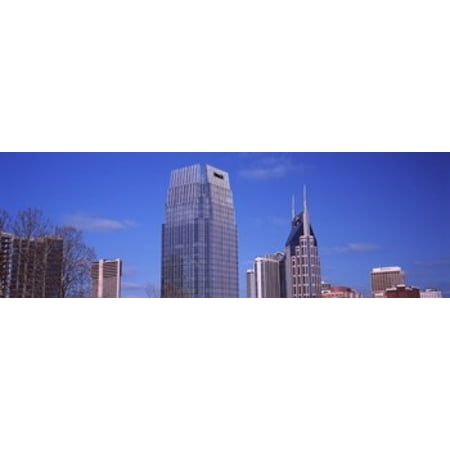 Pinnacle at Symphony Place and BellSouth Building at downtown Nashville Tennessee USA 2013 Canvas Art - Panoramic Images (18 x