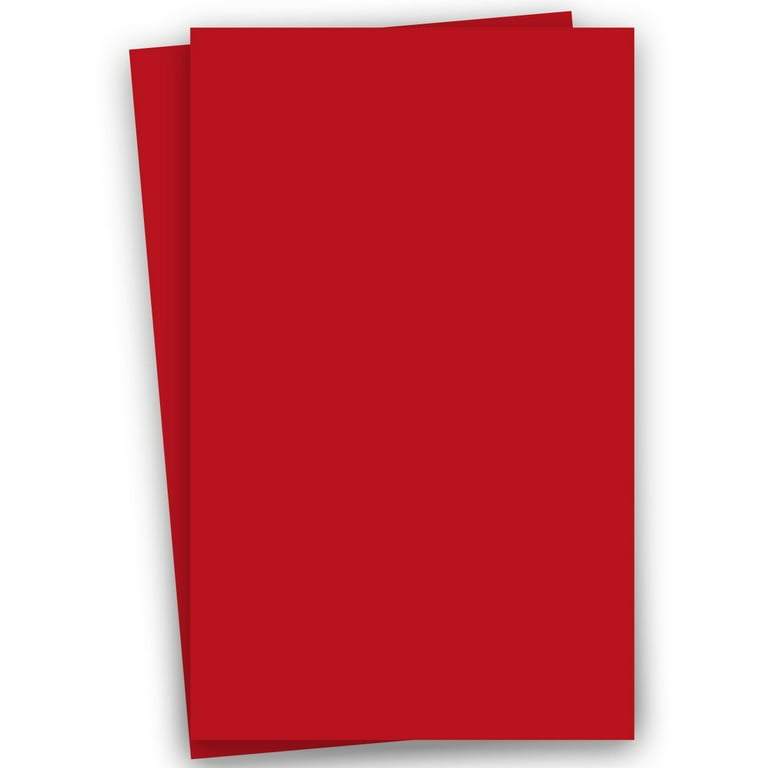 Wild Cherry Red Cardstock Paper - 8.5 x 11 inch 65 lb. Cover -50 Sheets  from Cardstock