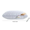 thumbnail image 3 of TOPRenddon Hotel Collection Velvet Pillow - Medium Firm Support Pillow for All Sleep Positions with Cooling Cover (Standard/Queen Size), 3 of 6
