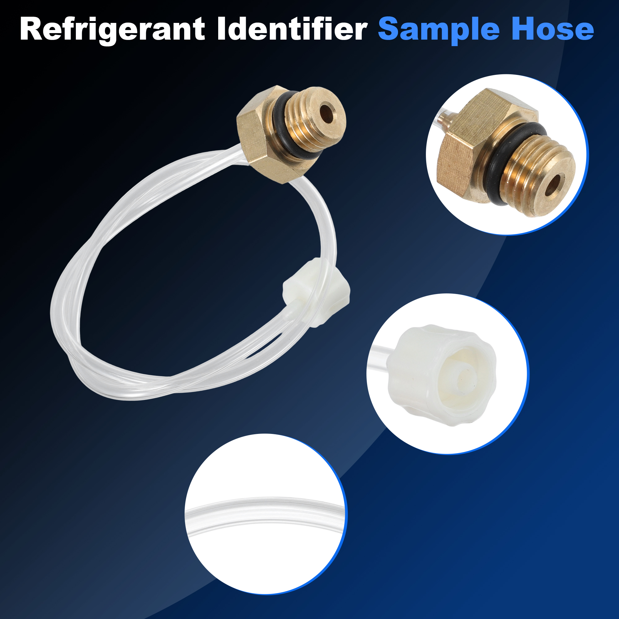 Unique Bargains 16106 Refrigerant Identifier Hose for Robinair 16900 R-1234YF AC